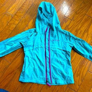 Girls Columbia rain jacket